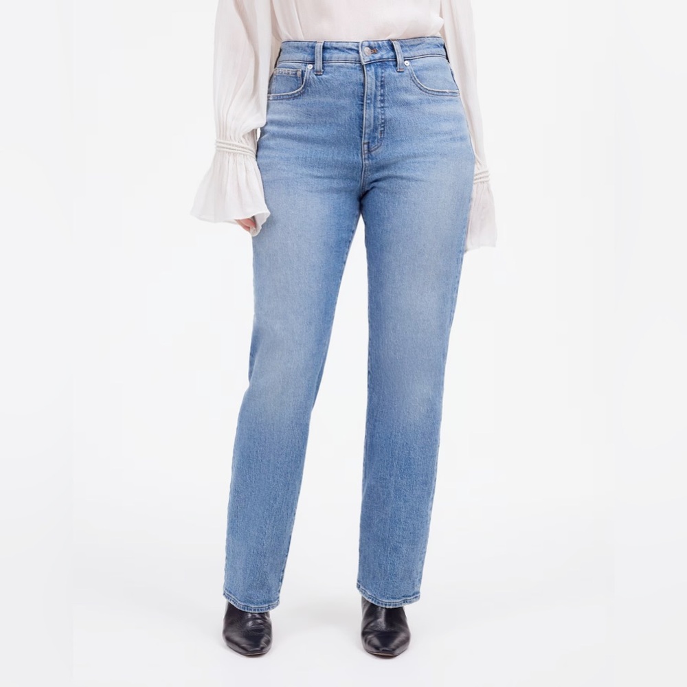 Madewell‎ The Curvy '90s Straight Jean Rondell Wash 29 Comfort Stretch